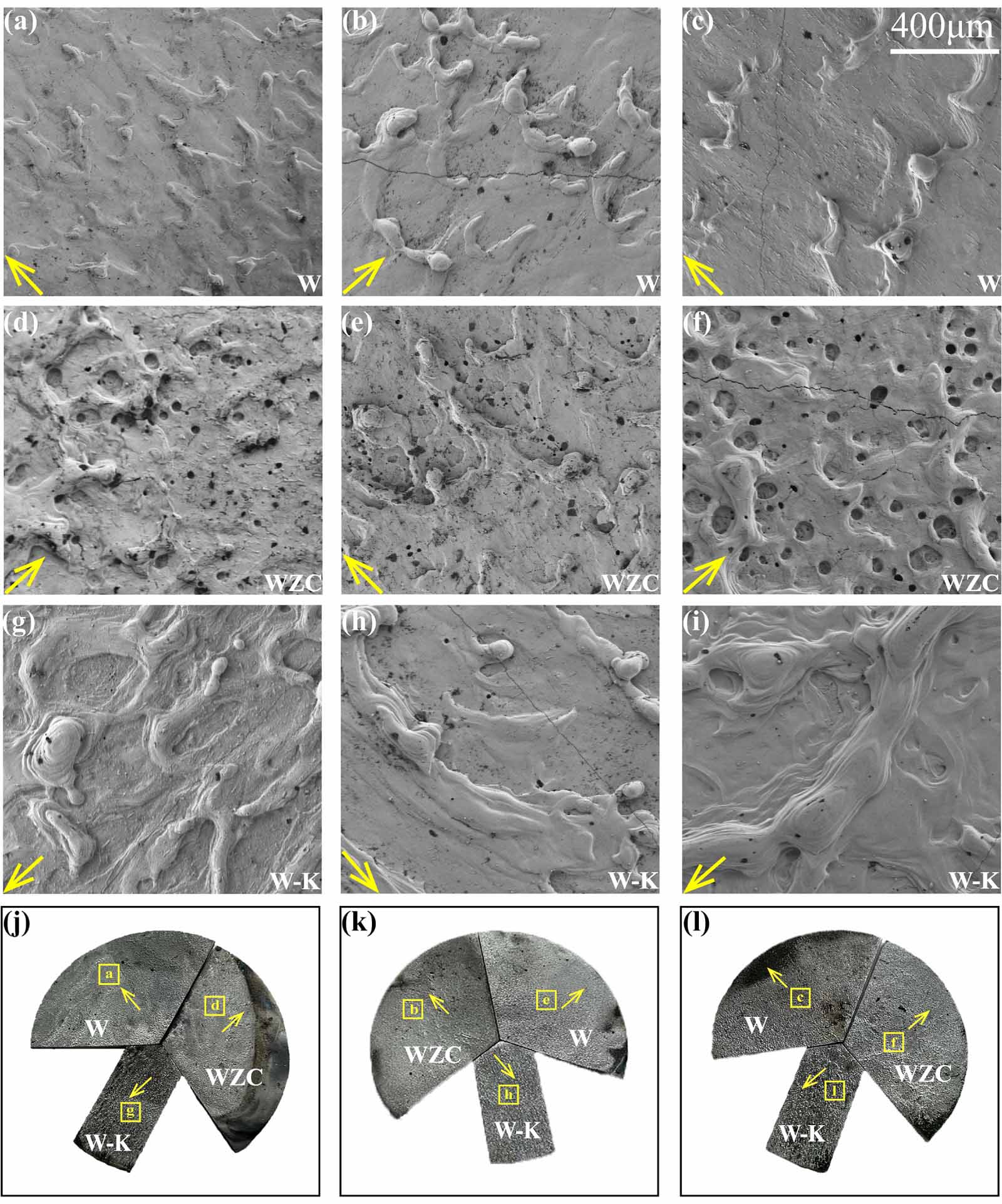 コレクション kiob Ablation behavior of tungsten alloys under high-energy