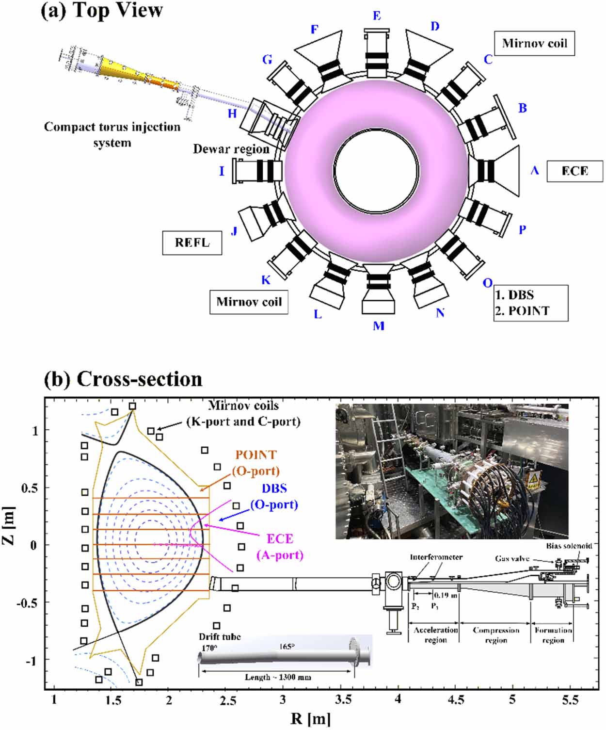 Investigation of transient transport dynamics induced by compact torus ...