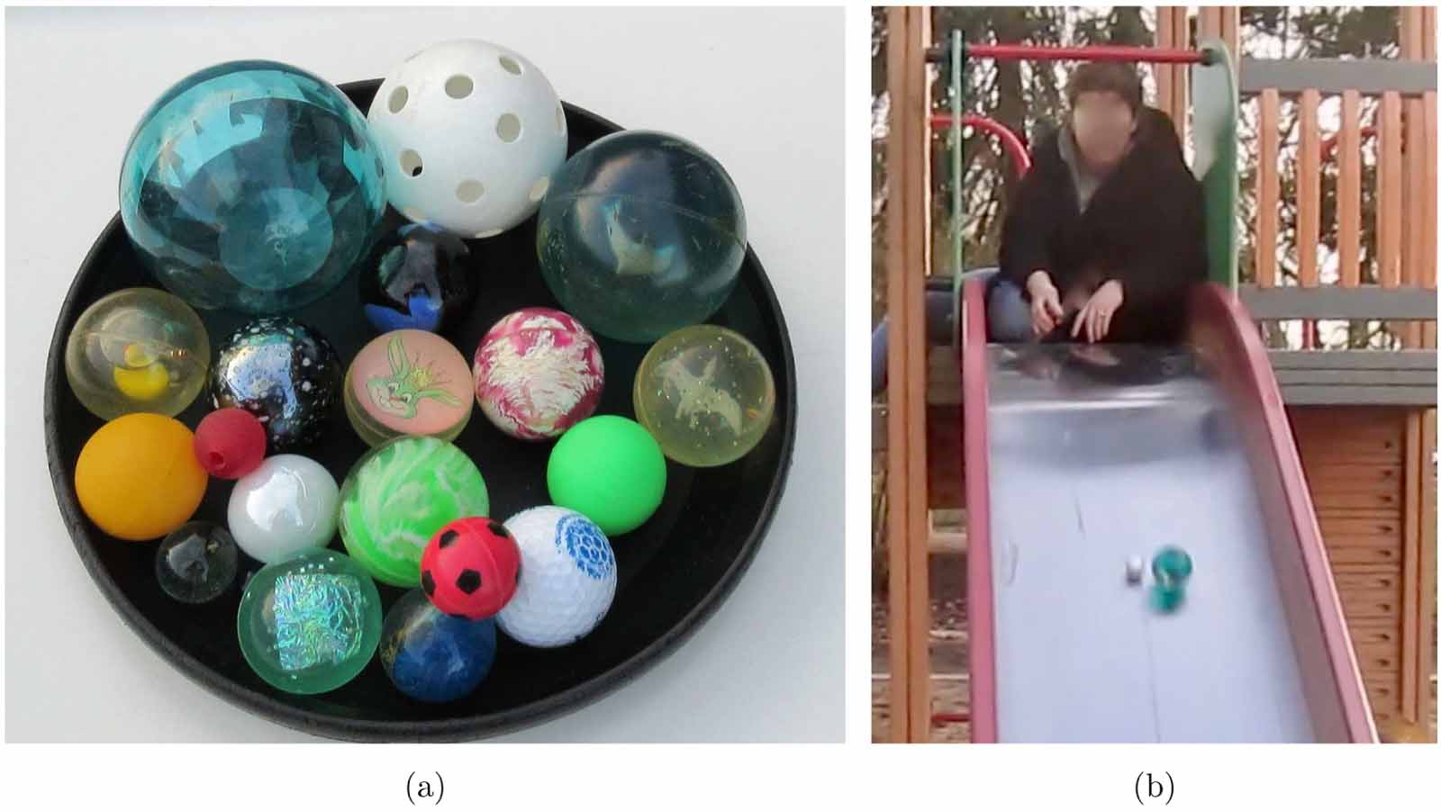 Balls rolling down a playground slide: What factors influence their ...