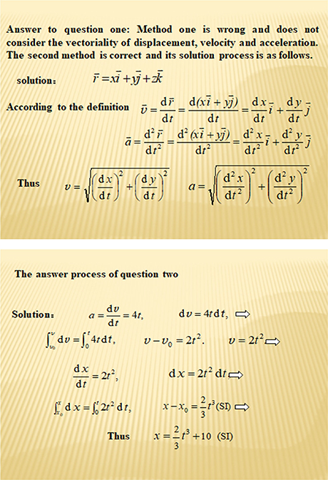 Physics Rationale Online teaching research on college physics by using different teaching ...