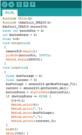 RC time constant measurement using an INA219 sensor: creating an ...