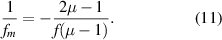 Equation (11)