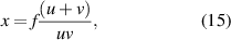 Equation (15)