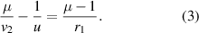 Equation (3)
