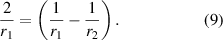 Equation (9)