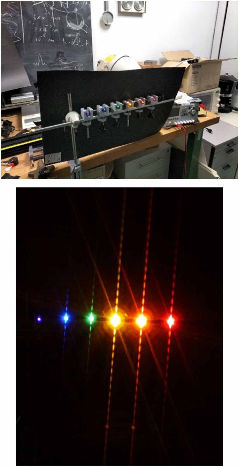 A simple experimental setup for investigating light diffraction with a ...