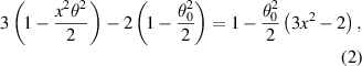 Equation (2)