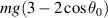 $mg(3 - 2 \cos \theta_0)$