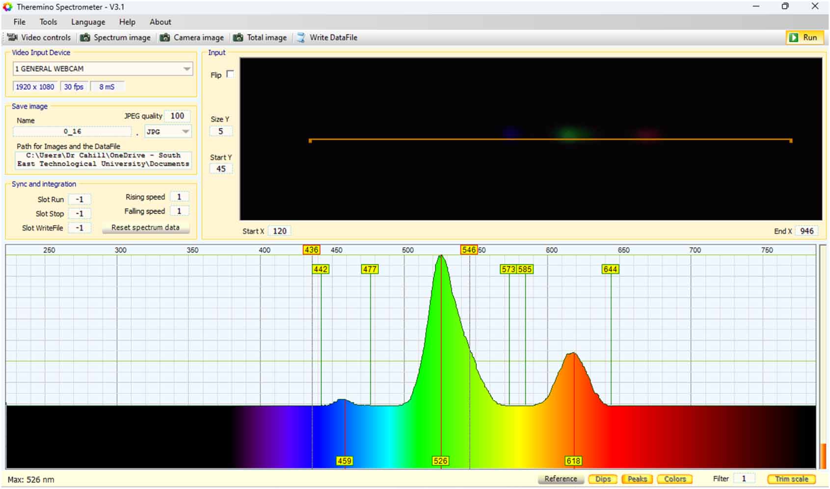 A low cost and simple webcam spectrometer for exploring the visible ...