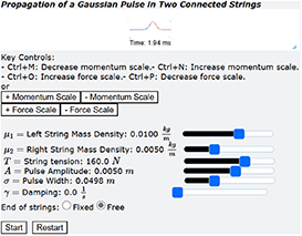 A simulation tool for exploring pulse dynamics in connected strings ...