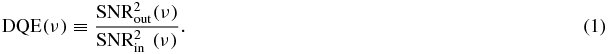 Equation (1)