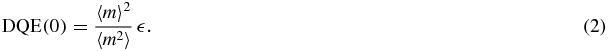 Equation (2)