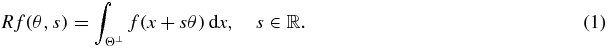 Equation (1)