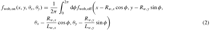 Equation (2)