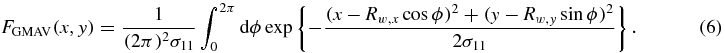 Equation (6)
