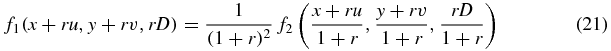 Equation (21)