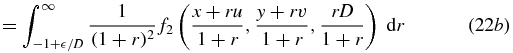Equation (22b)
