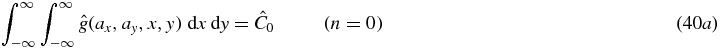 Equation (40a)