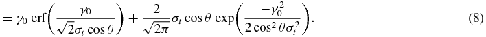 Equation (8)