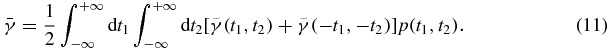 Equation (11)