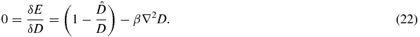 Equation (22)