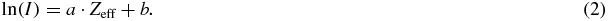 Equation (2)