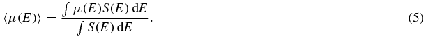 Equation (5)