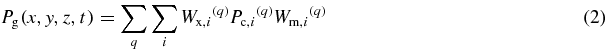 Equation (2)