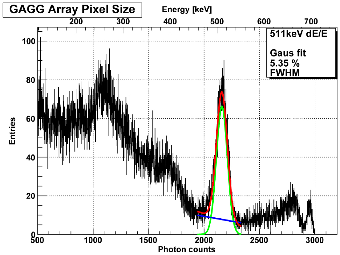 Gagg Array A PET detector prototype based on digital SiPMs and GAGG scintillators ...