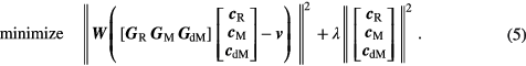 Equation (5)