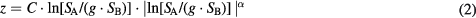 Equation (2)
