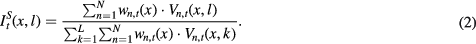 Equation (2)