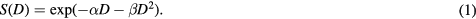 Equation (1)