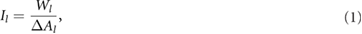 Equation (1)