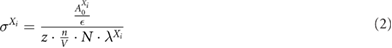 Equation (2)