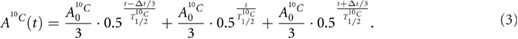 Equation (3)