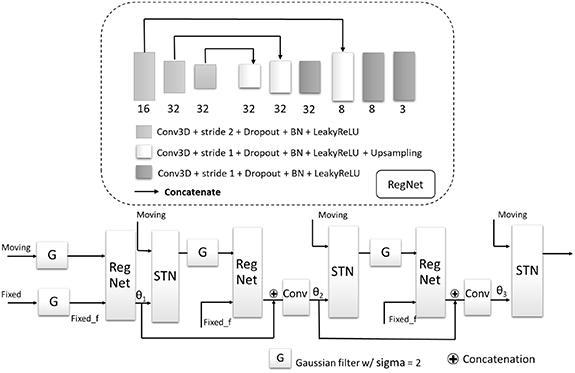 Motion correction of respiratory-gated PET images using deep learning ...