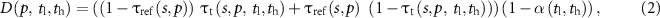 Equation (2)