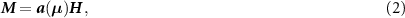 Equation (2)