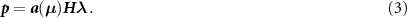 Equation (3)