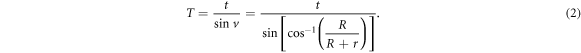 Equation (2)
