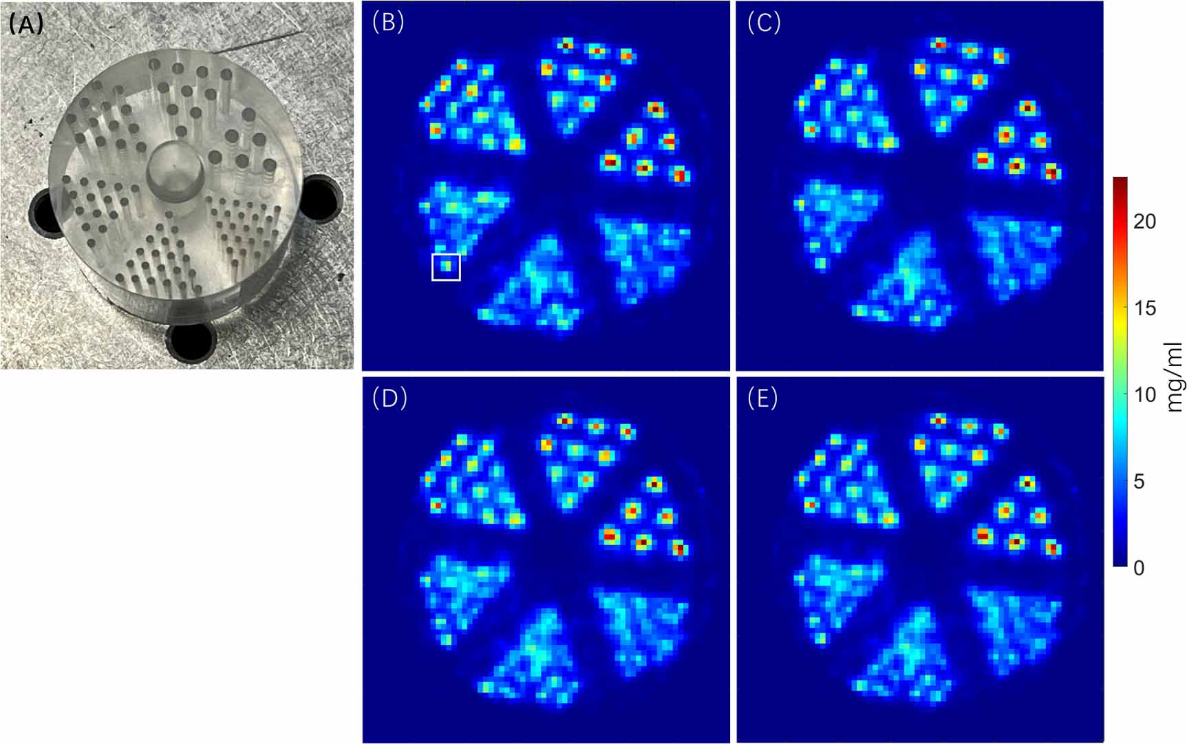 High-sensitivity and spatial resolution benchtop cone beam XFCT imaging ...