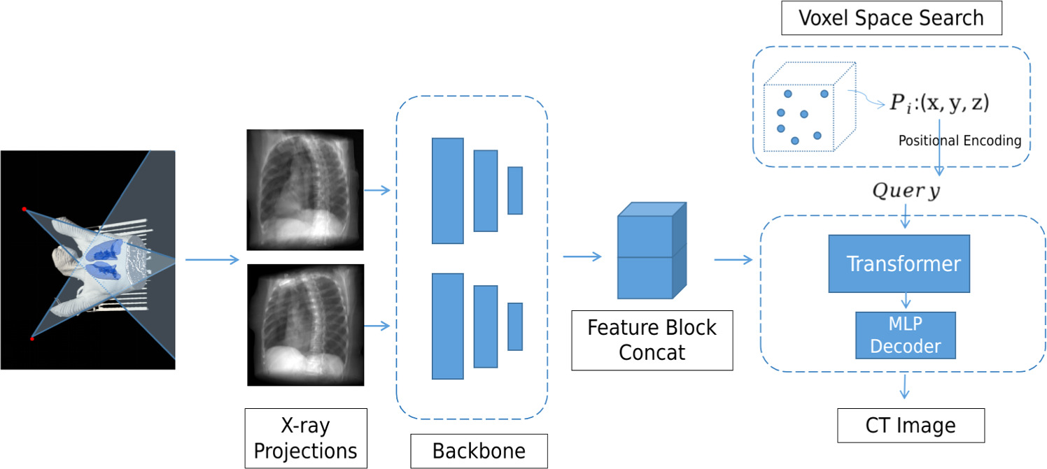 XTransCT: ultra-fast volumetric CT reconstruction using two orthogonal ...