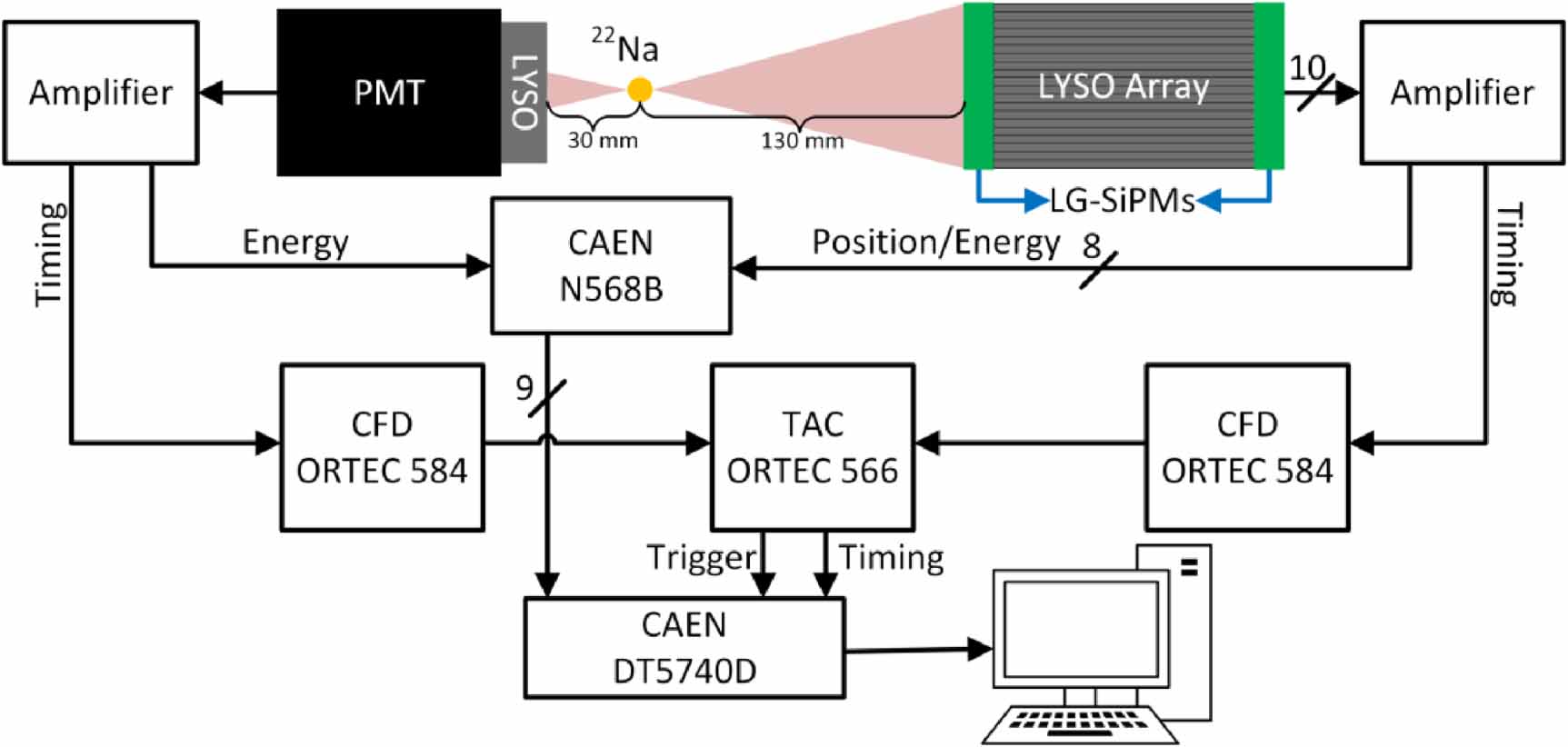 Lyso Array High spatial resolution PET detectors based on 10 mm × 10 mm linearly ...