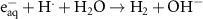 $}_}}^ - + }^.} + }_2}} \to }_2} + }}^ - }$