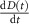 $\frac}D\left( t \right)}}}t}}$