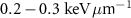$0.2-0.3\;\textrm\,\mu\textrm^$