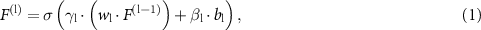 Equation (1)