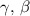 $\gamma ,}\beta $