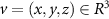 $v = \left(  \right) \in $